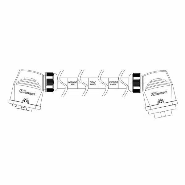 M/Mfe S-Qd 4/2 Jumper 2M 10Awg T, Woodhead, Mfr#: 935990004M020